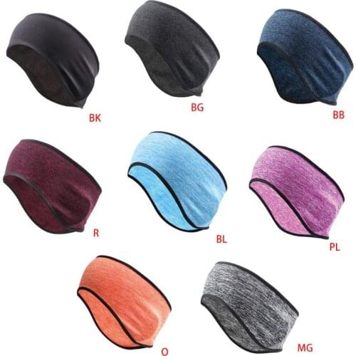 Unisex Winter Ear Warmer Headband Faux Fleece Cold Weather Earmuff Warm Hairband 2XPC