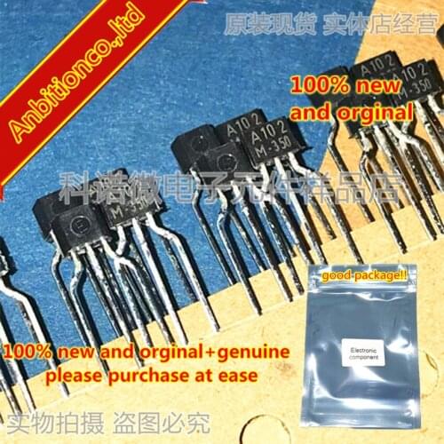 10pcs 100% new and orginal A102 KRA102M A102M 2SA102M TO-92S EPITAXIAL PLANAR PNP TRANSISTOR in stock