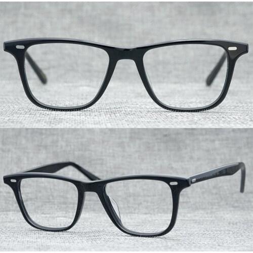 Multi-style glasses frame men and women frame square glasses Ollis 5437U Acetate Eyeglass Optical Eyewear Hand made rivet