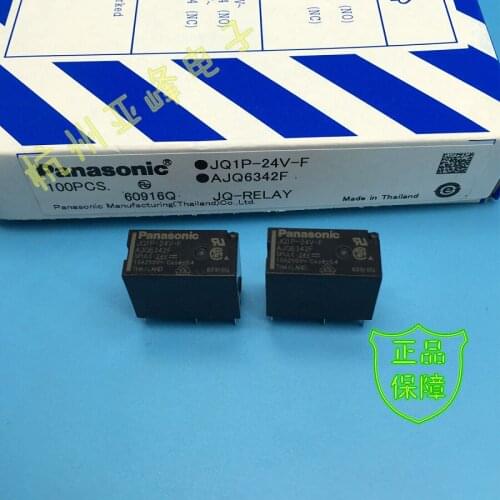 Original JQ1P-24V-F AJQ6342F 24VDC 5pin 10A 250VAC relays