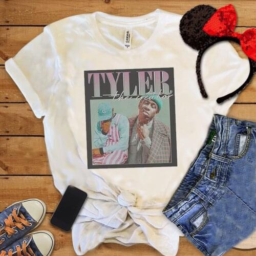 2020 Hot New Tyler The Creator Rap Singer Funny T Shirt Men Women Unisex Baggy Boyfriend Shirt Hipster Tops
