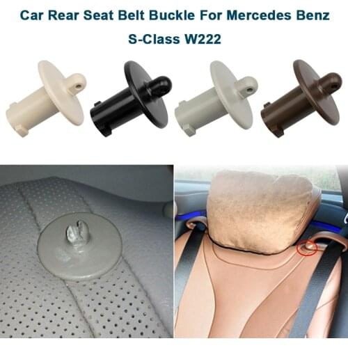 Car Rear Seat Belt Buckle For Mercedes Benz S-Class W222 2228600922 Black Beige Brown Grey