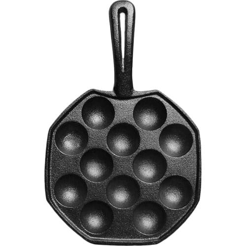 Octopus Balls Frying Pan Meatballs Mold Cooking Pot for Canteen Restaurant