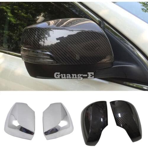 For Subaru Forester 2013 2014 2015 2016 2017 2018 Styling Car Sticks Rear View Rearview Side Glass Mirror Cover Trim Frame 2pcs