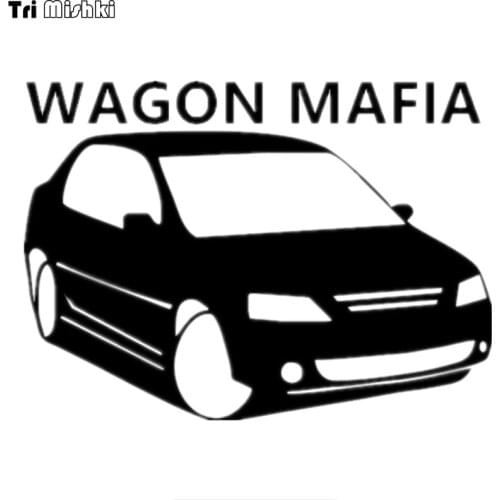 Tri Mishki HZX167# 14.5*20cm 1-4 pieces car sticker for renault logan auto car stickers