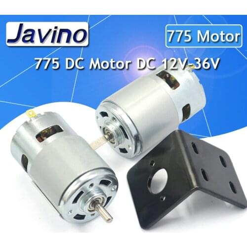 775 motor double ball bearing high speed high torque DC motor blower motor 12v24v