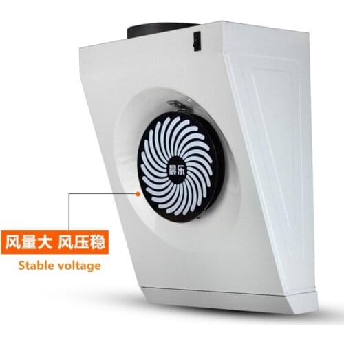 Exhaust fan kitchen fume exhaust fan wall-amounted 6 inch ventilation fan silent pipe powerful exhaust fan EF01