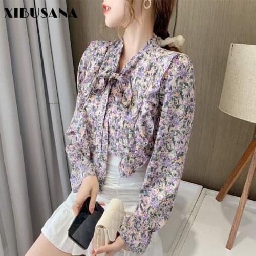 XIBUSANA Womens Chiffon Blouses