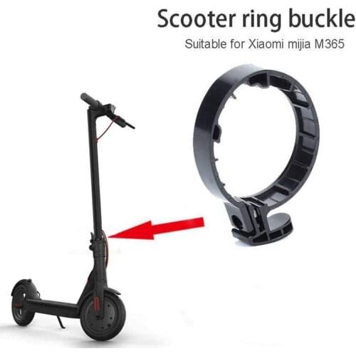 2Pcs Circle Clasped Guard Ring Buckle Insurance For Xiaomi Mijia M365 Scooter Plastic Round Guard Mount Folding Tube Replacement