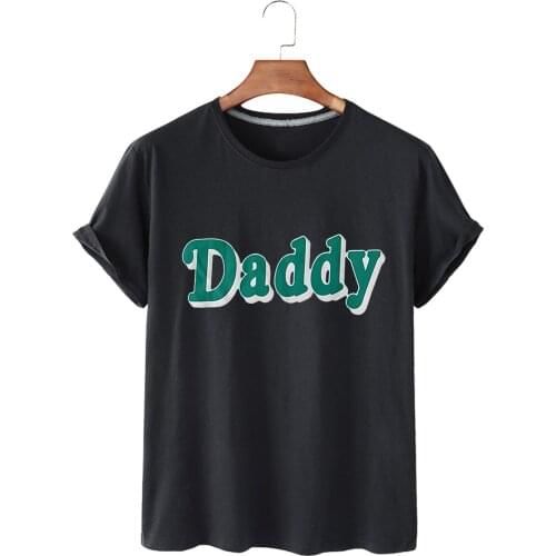 Womens Summer T-shirt Solid Color Fashion Letter Printed Womens Fitness Short Sleeve T-shirt Round Collar Casual Blouse