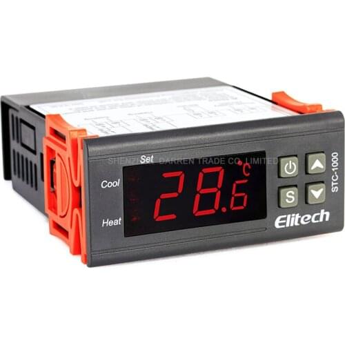 10pcs/lot Temperature Controller Thermostat Measuring Range -50-99 Degree Thermostat Temperature stc-1000