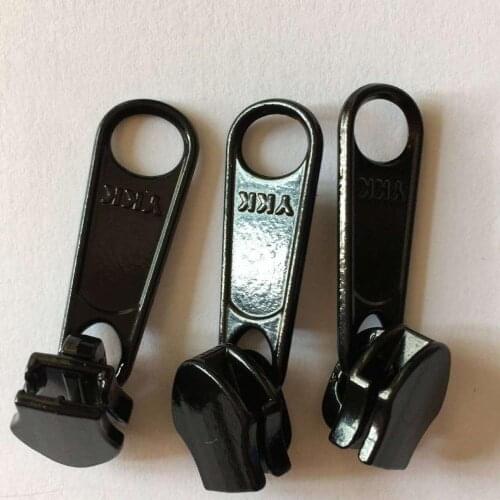 20pcs/lot YKK puller pull slider for nylon RC zipper chain luggage sleeping bag sofa sewing accessories