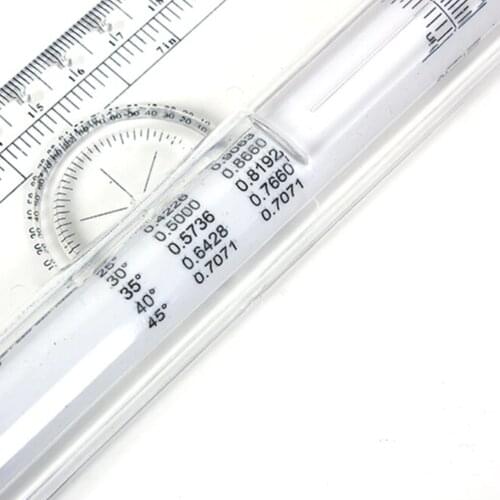 30cm roll ruler parallel ruler universal foot chiban angle rule balancing scale drawing reglas Multi-purpose Rolling ruler
