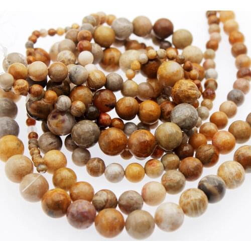 Bulk Wholesale Natural Stone Coral Jades Beads Round Loose Beads for Jewelry Making Necklace Bracelet DIY 4 6 8 10 12mm