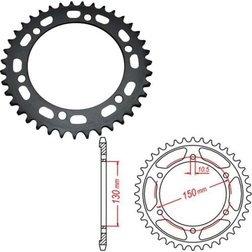 530 Chain 39T 47T 48T Motorcycle Sprocket For YAMAHA XJR1200 XJR1300 YZF750 FJ1200 FJ1100 FZR750 YZF1000 FZR600 GTS1000