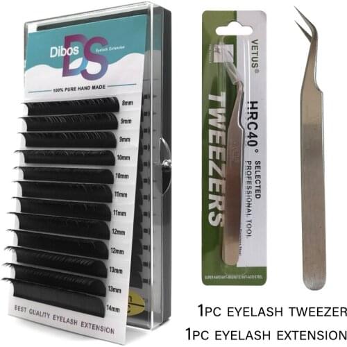Dibos Size 005/007 C/Dcurl Lashes Individual Faux Mink Eyelashes Volume Lashes free shipping Silk Fake False Eyelash extension