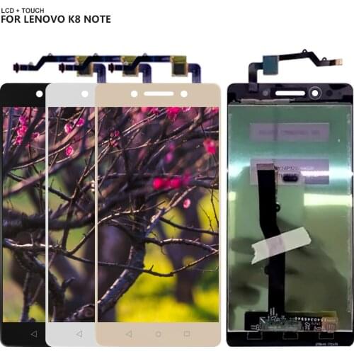 For Lenovo K8 Note LCD Display Touch Screen Digitizer Sensor Assembly with Free Tools
