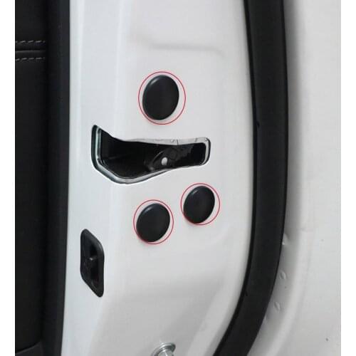For Mazda CX30 CX-30 2020 2021 Car Door Lock Check Screw Protect Cover Trim Black White Stickers Waterproof Accessories