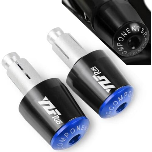 For YAMAHA YZF-R125 YZFR125 YZF R125 2014-2018 2015 2016 2017 Motorcycle CNC 22MM Handlebar Grips Handle Bar Cap End Plugs