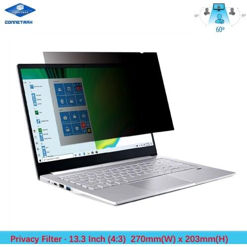 13.3 inch Laptop Privacy Filter Screen Protector Film for Standard Screen (4:3) Notebook LCD Monitors