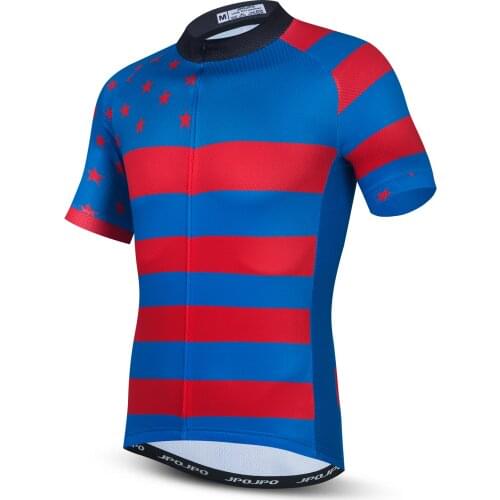 Mens Cycling Jersey Sleeve Shirt Anti-UV Short Bike Shirt Road Team Mountain Mountain Racing Pro Team Bicycle Jersey Wear Ropa