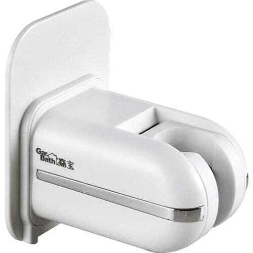 GarBath Plastic Adjustable Handheld Shower Head Holder Bracket Adapter,Waterproof,Wall Mounted,Universal Showering Components