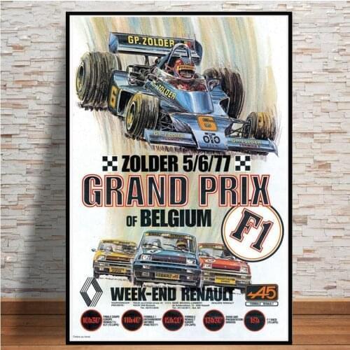 Grand Prix Monaco 64th Motor Super Racing Car Poster Prints Canvas Painting Wall Pictures For Living Room Vintage Art Home Decor