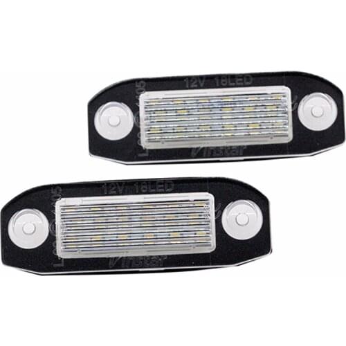 HAUSNN for Volvo XC90 S40 V60 XC60 C70 V50 XC70 V70 Car Canbus LED License Plate Light White Auto Styling Number Lamp