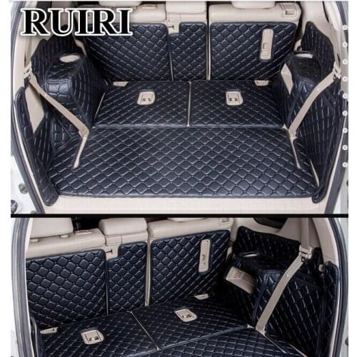 Good! Special trunk mats for Lexus GX 400 7 seats 2018-2010 waterproof boot carpets cargo liner mat for GX400 2015,Free shipping