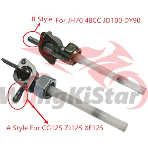 Motorcycle Gas Petrol Fuel Tank Switch Tap Petcock Valve Open/Close Switches For Honda CG125 XR50 CRF50 ATV Quad Pit Dirt Bike