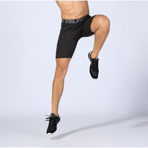 2020 Men Quick Dry Short Running Tights Mens Compression Running Shorts Gym Fitness Sport Leggings Male Underwear Sport Shorts