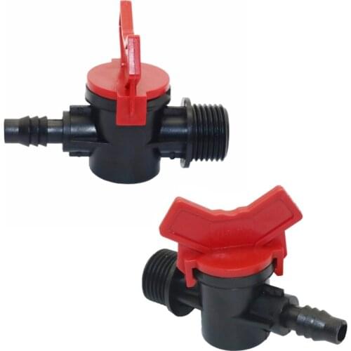 1/2 Inch Male Thread To 8mm Bypass Valve Garden Water Waterstop Switch Garden Water Irrigation Switch Hose Connectors 1 Pcs
