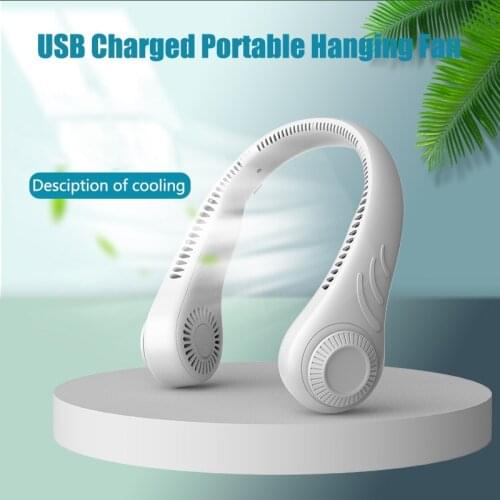 Hanging Neck Fan USB Portable Charging Handheld Student Lazy Hanging Neck Small Mini Net Red Small Electric Air Conditioner