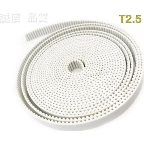 Opening timing belt T2.5 opening belt Polyurethane PU timing belt