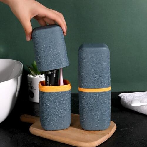 Multifunctional toothbrush storage box portable travel wash cup toothbrush cup travel toothpaste mouthwash cup set
