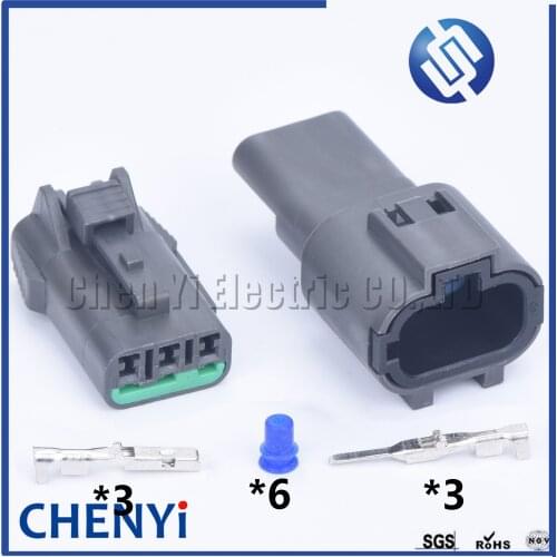 1 set 3 pin 7123-7730-40 7222-7730-40 Automotive Connector For RX7 13B MAP WRX Vehicle Speed Sensor Plug PB015-03850