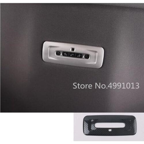 For Toyota Avalon XX50 2018 2019 2020 Car Styling Interior Trim Rear Read Reading Lamp ABS Chrome Light Hoods Frame 1pcs