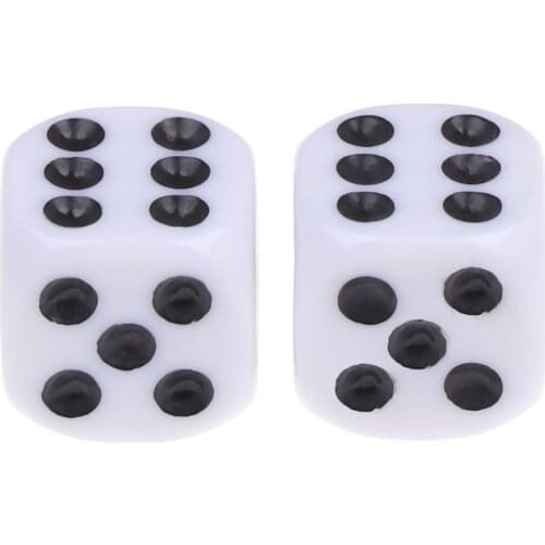 2PCS Russian Dice Deluxe Forcing Dice Illusion Mental Magic Tricks Fun Magic Street Close Up Stage Accessories