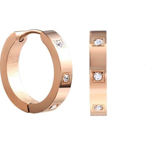 Женские золотые серьги ASTM TITAN China At AliExpress