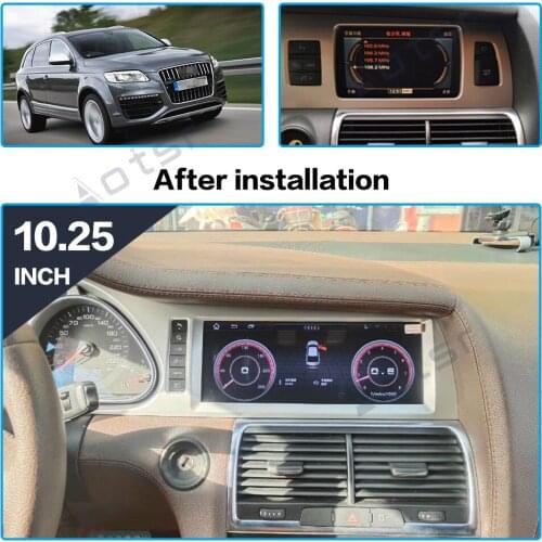 64G Android Car Radio DVD Player Auto GPS Navigation For Audi Q7 2006 - 2015 Multimedia Player Stereo Head Unit Tape Recorder
