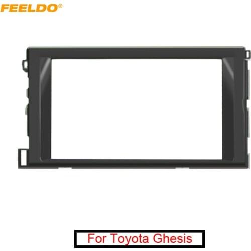 FEELDO Car 2Din Fascia Frame Adapter For Toyota Ghesis Audio Stereo Face Dashboard Refitting Frame Kit #FD4913