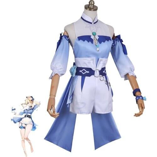 Genshin Impact Jean Swimsuit Cosplay Costume Summer Sea Breeze Dandelion Jean Qin Cosplay Costume Swimwear Skins Custom Made