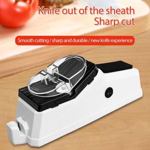 Electric Knife Sharpener Home Grinder Knives Tool Professional Kitchen Sharpening Stone Creative Kitchen Supplies Accessories