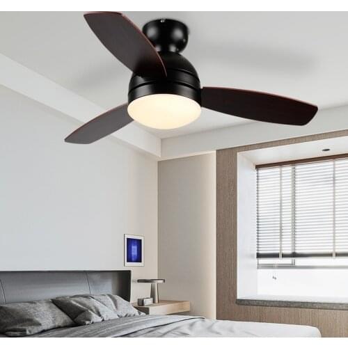 Nordic Lamps ultra-thin Ceiling fans with lights Remote Control Ventilador De Techo ABS plastic for Living Dining Room Bedroom