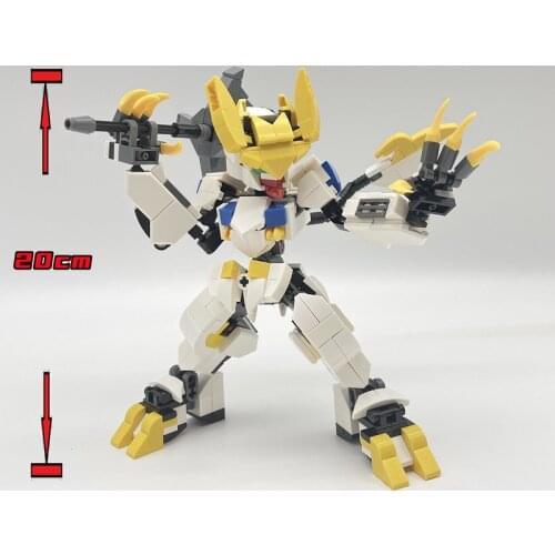 20cm MOC Mecha Model Small Particle Building Blocks Educational Toy