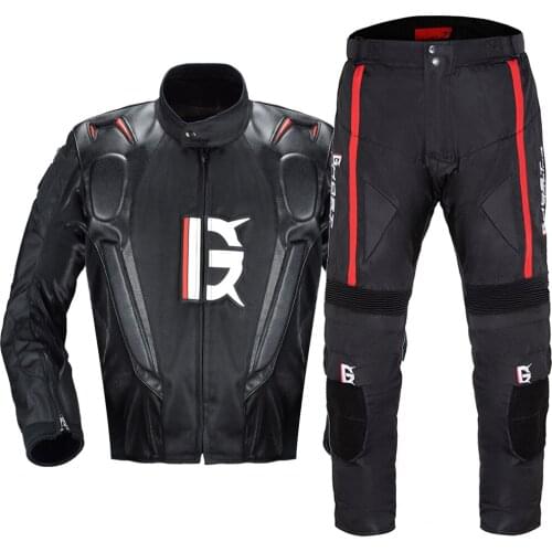 GHOST RACING Motorcycle Jacket Protective Gear Men Motorbike Riding Jacket Waterproof Windproof Moto Clothing Motorcycle Suits