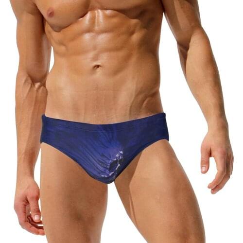 Mens Briefs Summer Beach Swimming Triangle Beach Man Swimming Brief Brief Fashion NewSurfing Beach Wear Swimsuit AIMPACT