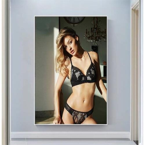 Silk Cloth Wall Poster Jüli Mery Sexy Model Star Art Home Decoration Gift