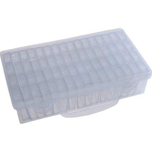 New Plastic Diamond Painting Accessories 64pcs Bottles Container Storage Box Diamant Painting Holder Daimond painting Box