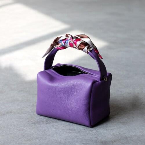 Simple Designer Women Small Handbags Genuine Cow Leather Fashion Luxury Chic Mini Square Bags For Summer